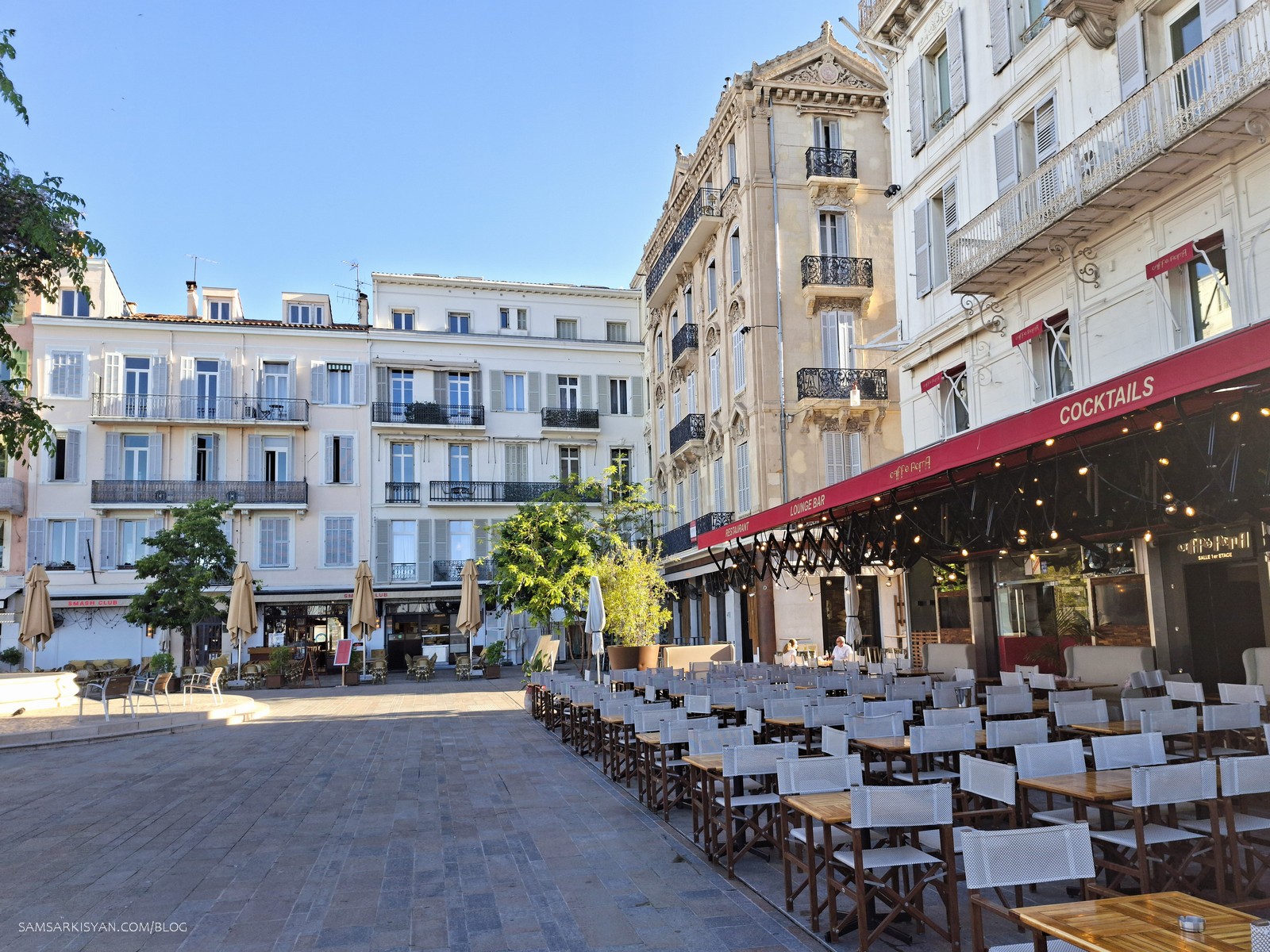 A Morning Walk in Cannes