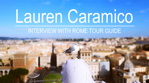 Interview with tour guide in Rome