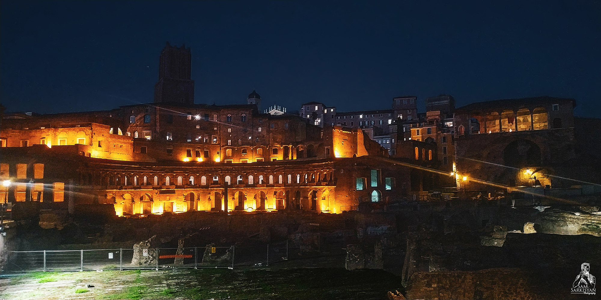 Night Rome, Trajan Column