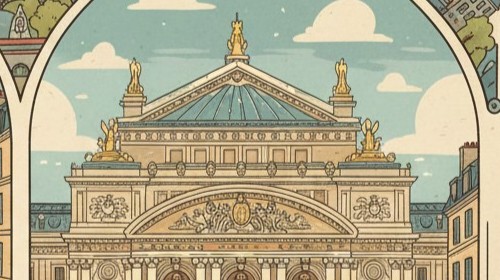 A Scenic Walk Through Paris: Notre-Dame, Opéra, and the Eiffel Tower