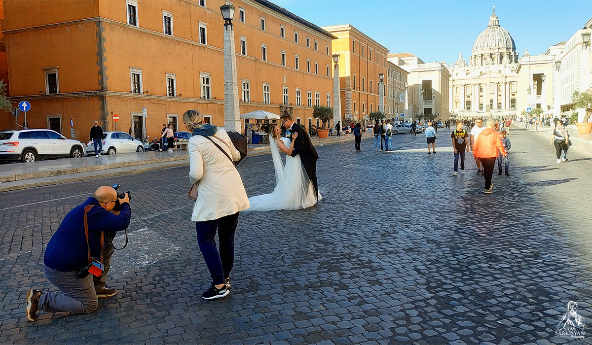 Rome, Wedding Shooting, Vatican
